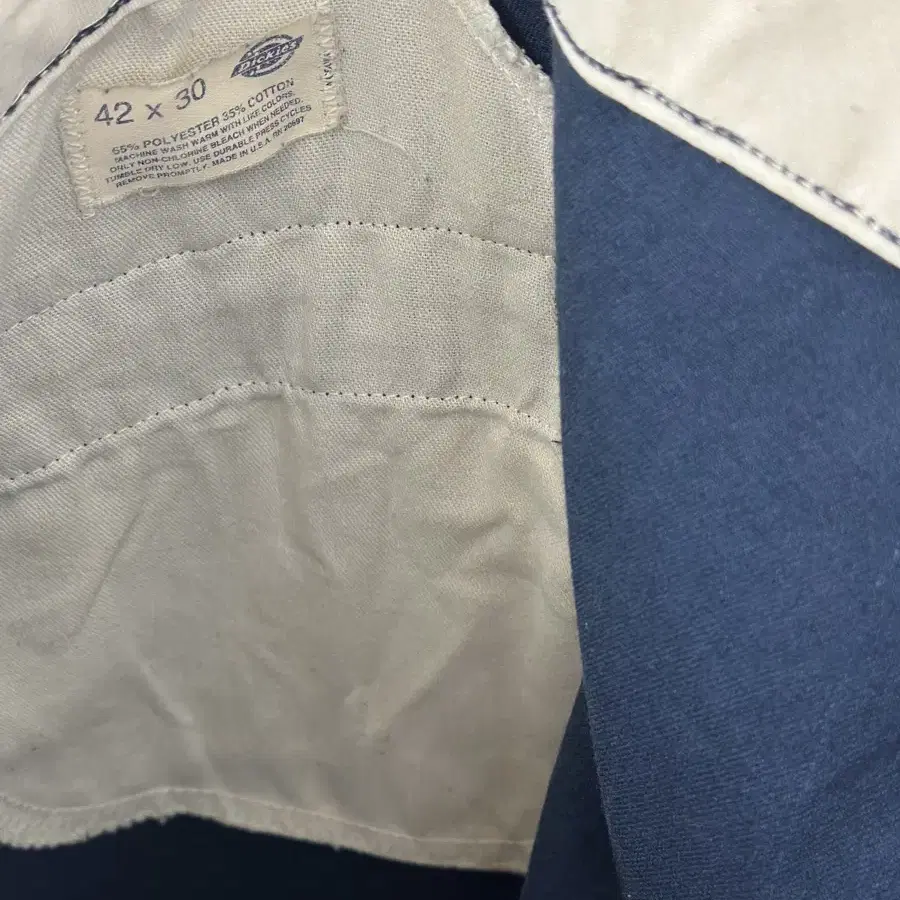 [42] 80s Dickies 디키즈 블루 치노팬츠 USA TALON