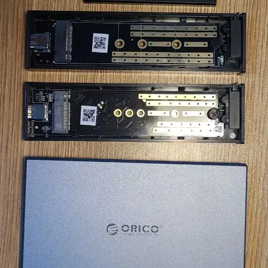 ORICO NVMe SSD 외장 케이스 2개