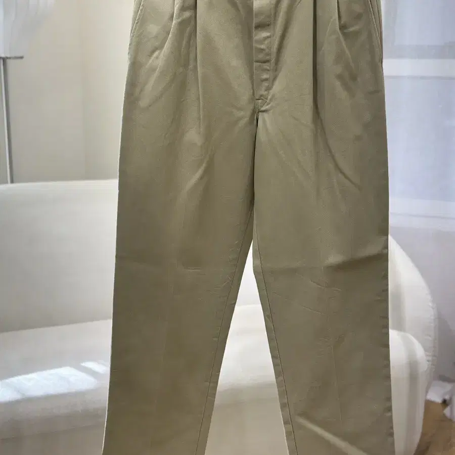 [32] 80s Dickies 디키즈 베이지 투턱 치노팬츠 USA