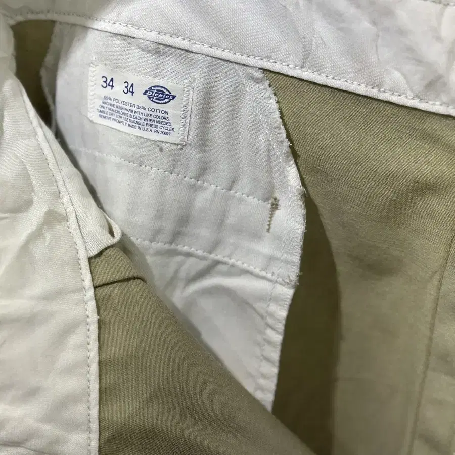 [32] 80s Dickies 디키즈 베이지 투턱 치노팬츠 USA