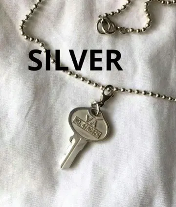 빈티지 열쇠 모티브 실버 목걸이 SILVER VA Key