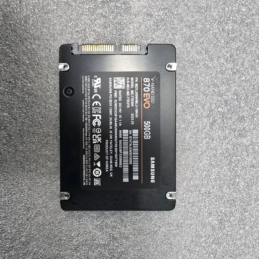 PC부품 SSD 870 EVO 500G