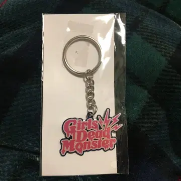 엔젤비트 걸즈데드몬스터 로고 메탈 키링 새상품