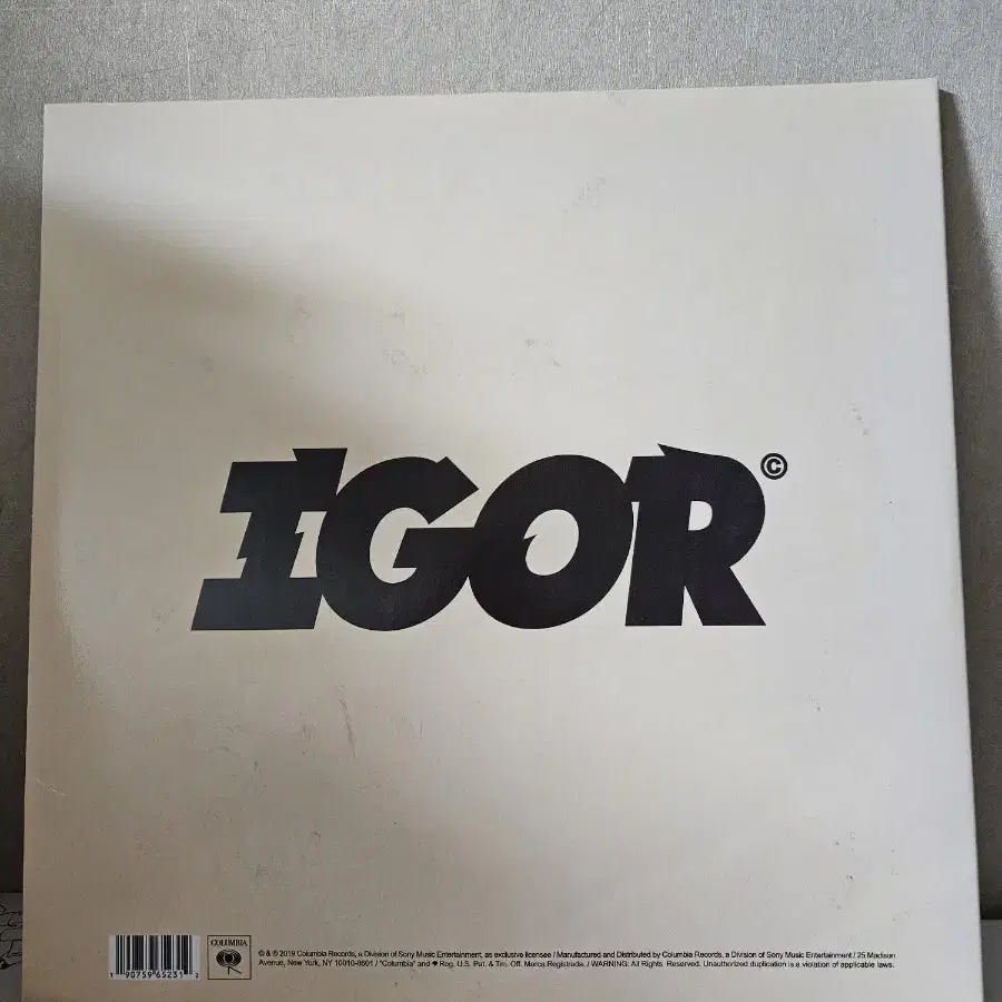 tyler the creator igor 민트컬러 한정판 lp