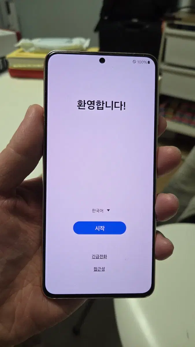 갤럭시 S21 256GB 자급제 바이올렛 무잔상