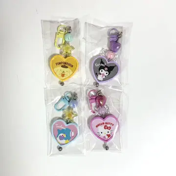 산리오 캐릭터 대상 2024 시크릿 열쇠고리 4개