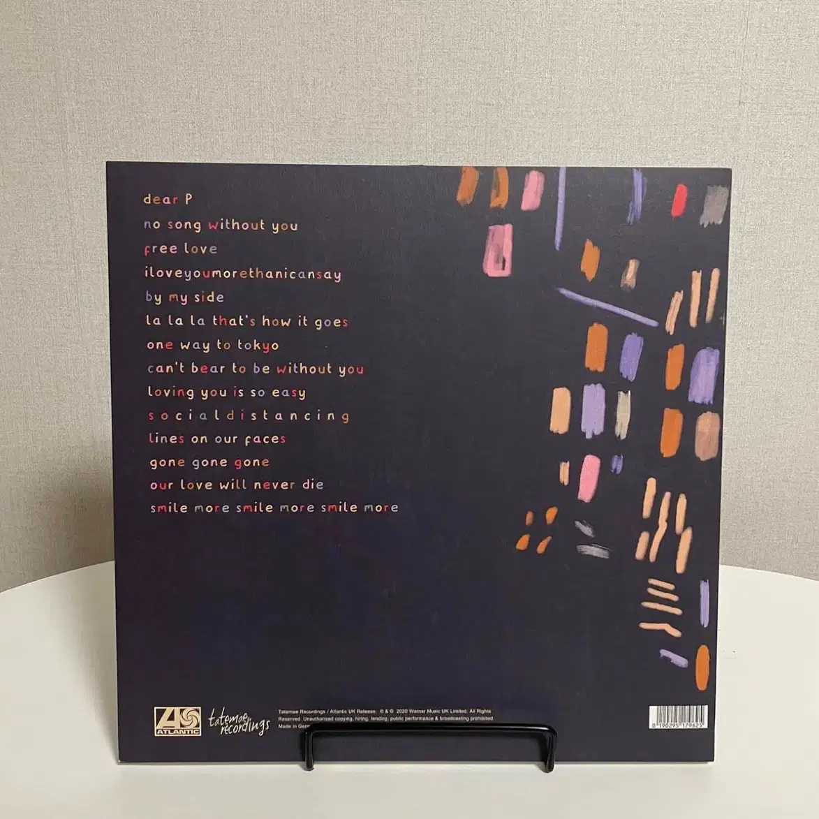 HONNE- no song without you 한정판 퍼플 LP