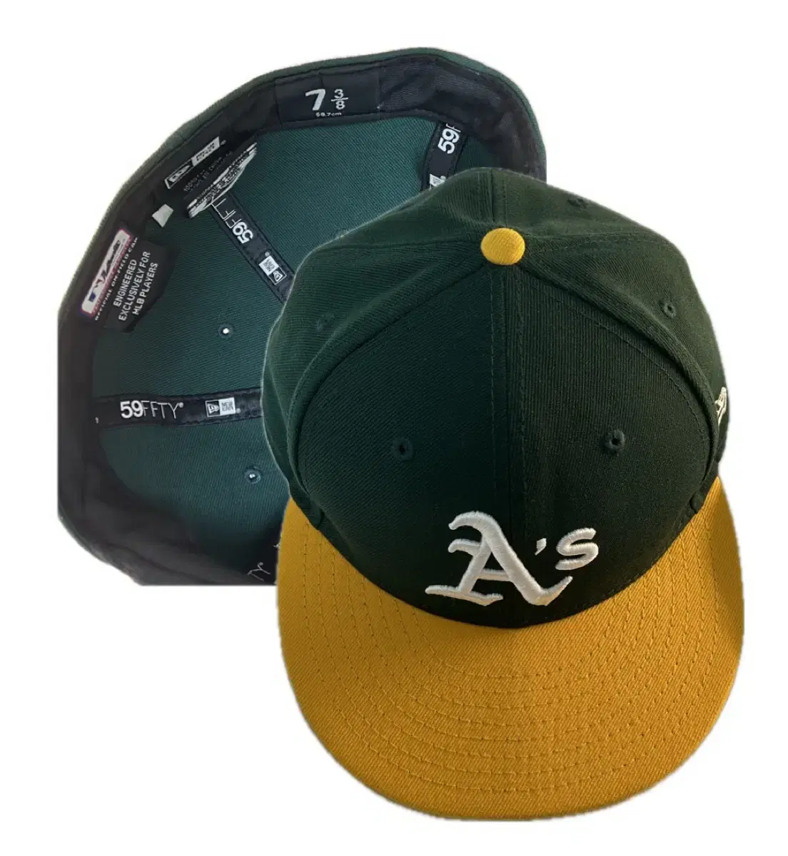 New Era MLB 59 Fifty On Field Cap Oakland Athletics Ball Cap