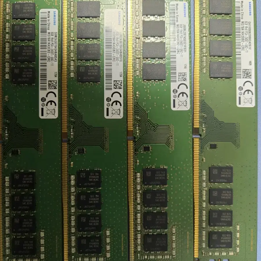 삼성 ddr4 8기가 X 4ea 일괄판매