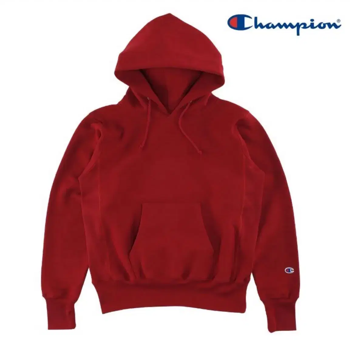 챔피온 Champion 리버스위브 레드택 후드스웻 마룬 XL 새제품