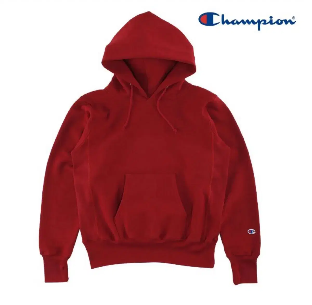 챔피온 Champion 리버스위브 레드택 후드스웻 마룬 XL 새제품