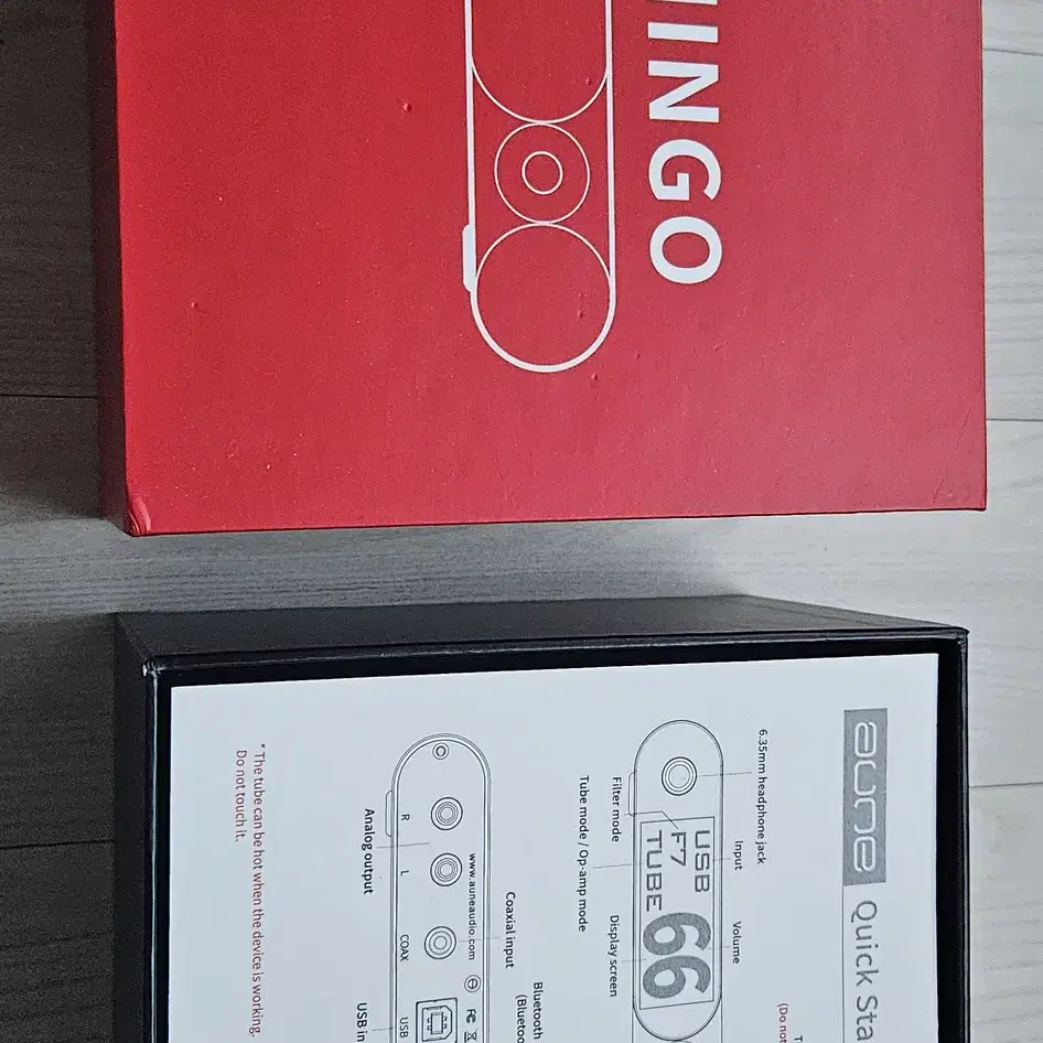 AUNE 플라밍고 진공관 dac 앰프 일반버전 + 리모콘