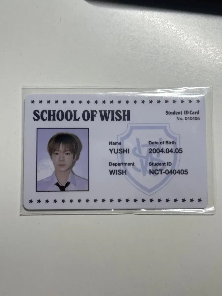 school of wish 유우시 학생증 포카