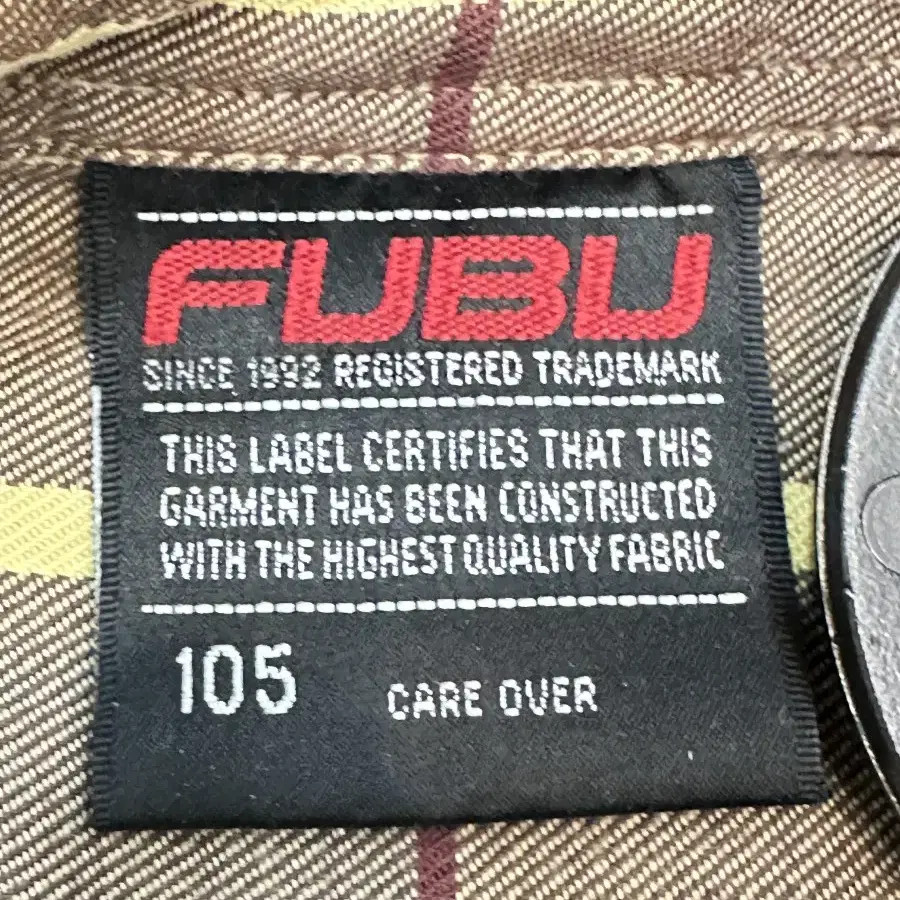 fubu 빅사이즈 체크셔츠