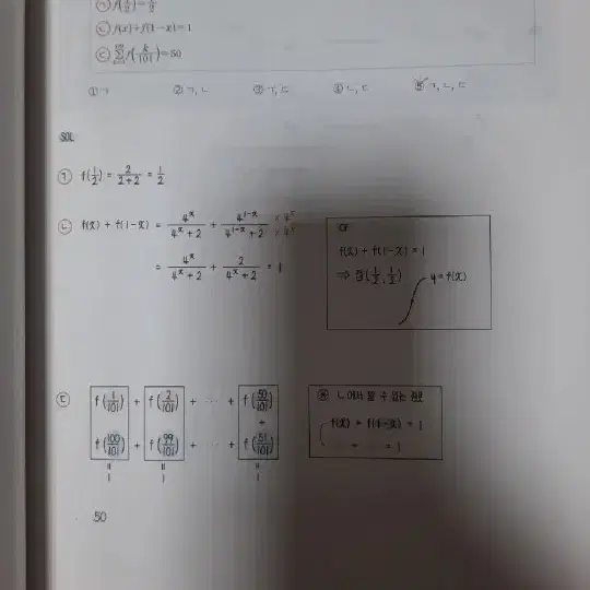 (손글씨 해설)시대인재 정승준 수학 실전 개념서