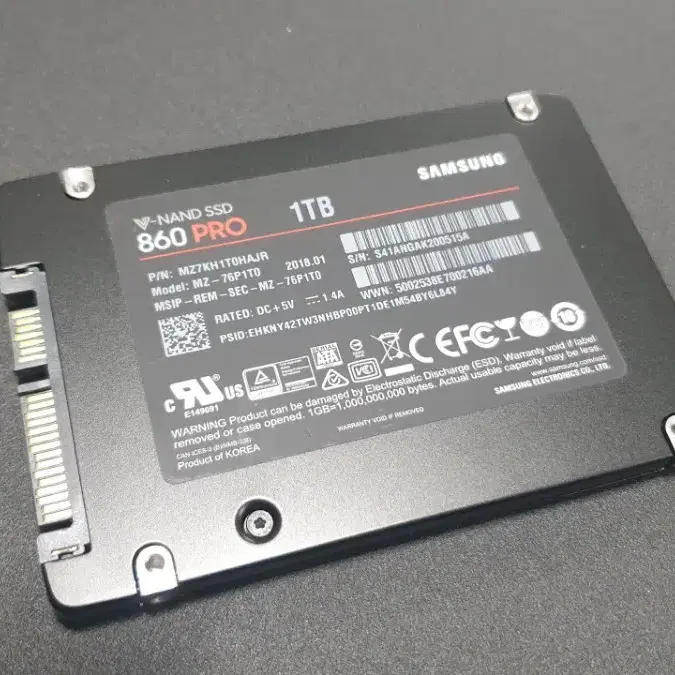 삼성 SSD 860PRO 1테라