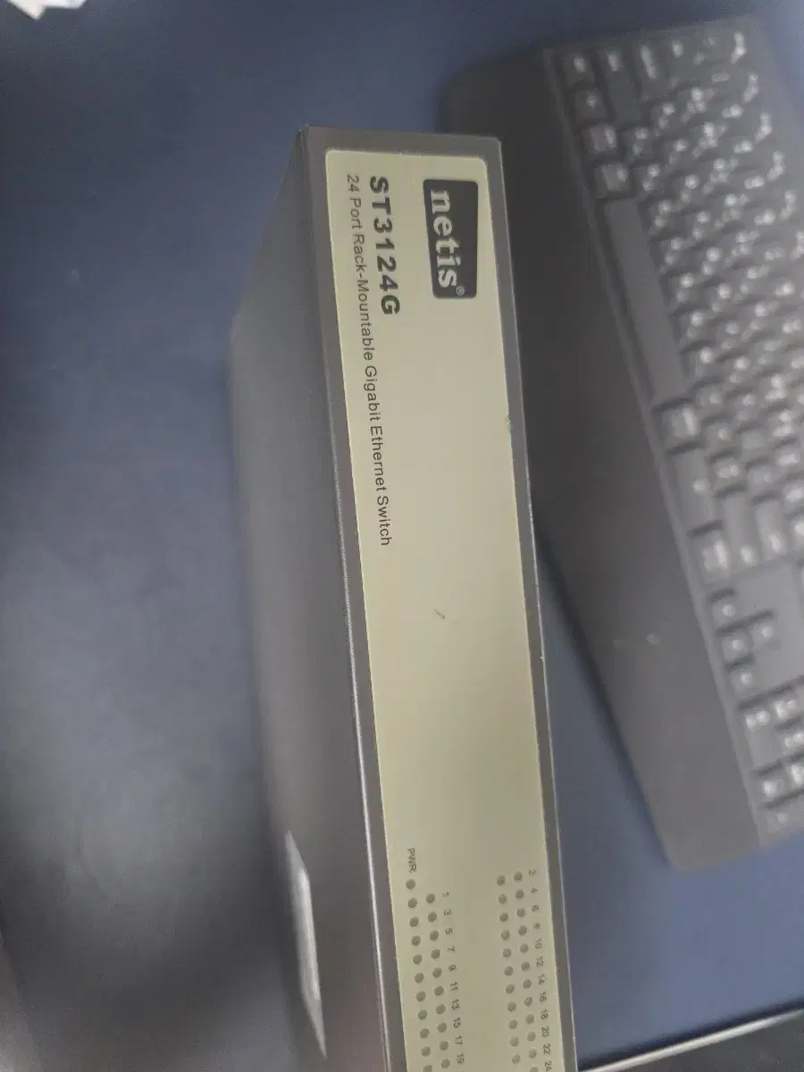 네티스 ST3124G 24포트 스위칭허브 기가 LAN 1000Mbps 스