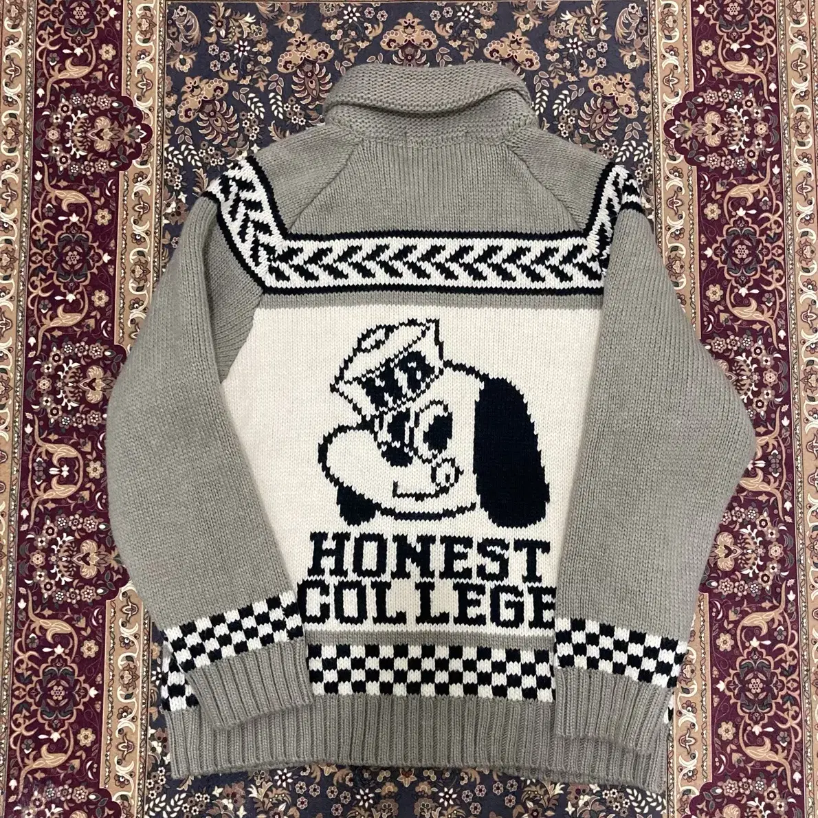 (빈티지)30%SALE HONEST COLLEGE 코위찬 집업