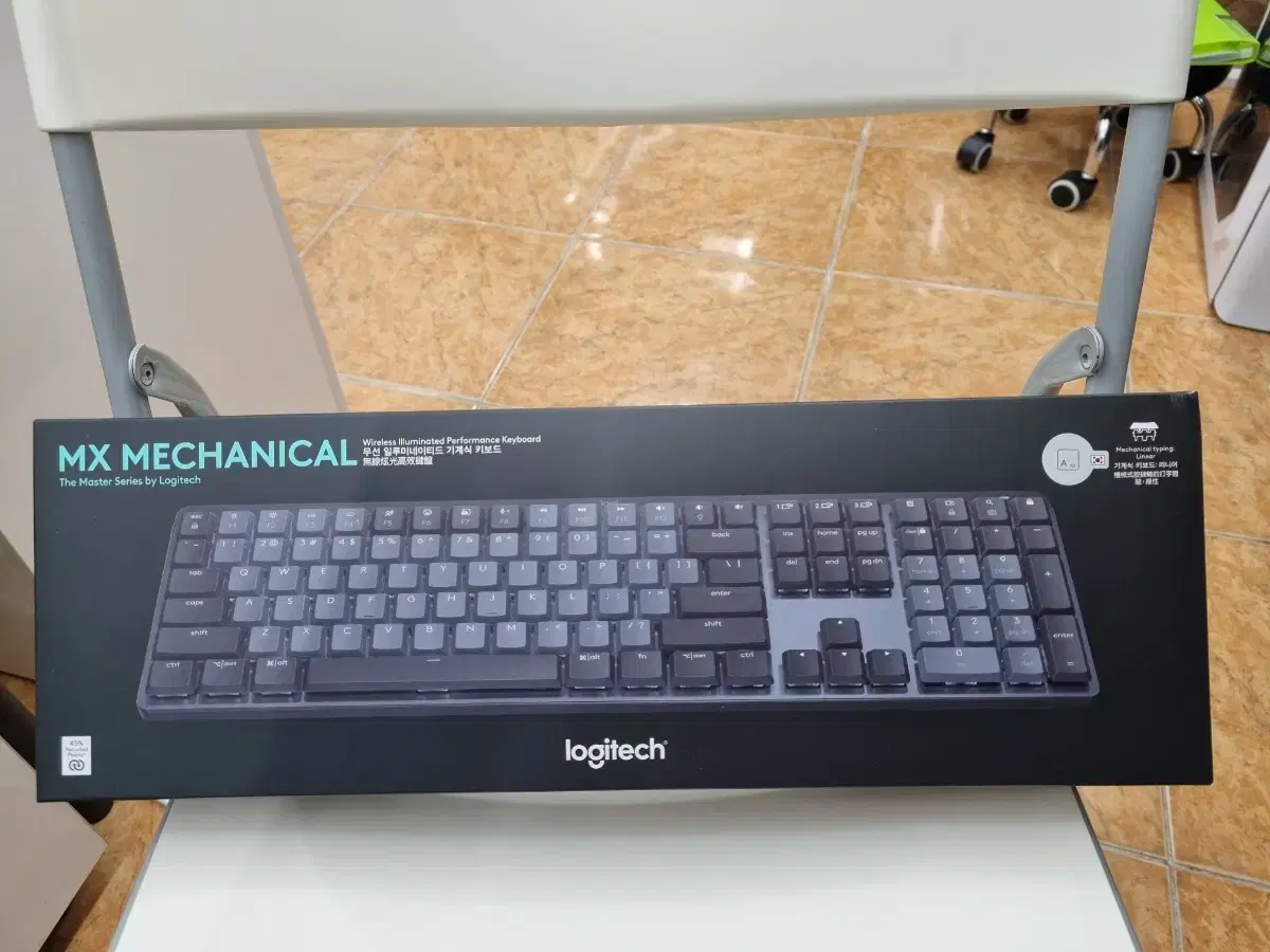 Logitech MX Mechanical Wireless Mechanical Keyboard Red