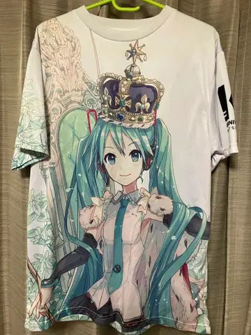 하츠네 미쿠 후루그라 티셔츠 Kyounen 10주년 기념 Shop