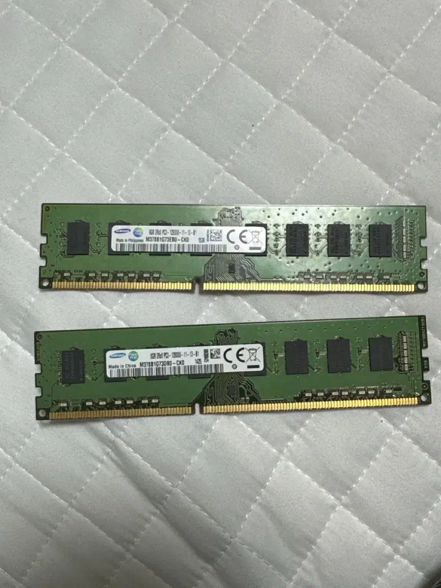 삼성 램 8GB 2Rx8 PC3-12800U-11-13-B1