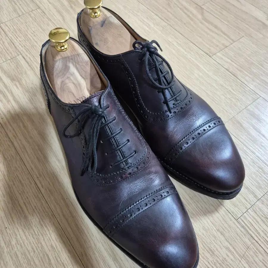 Herring shoes 영국 수제 구두 버건디