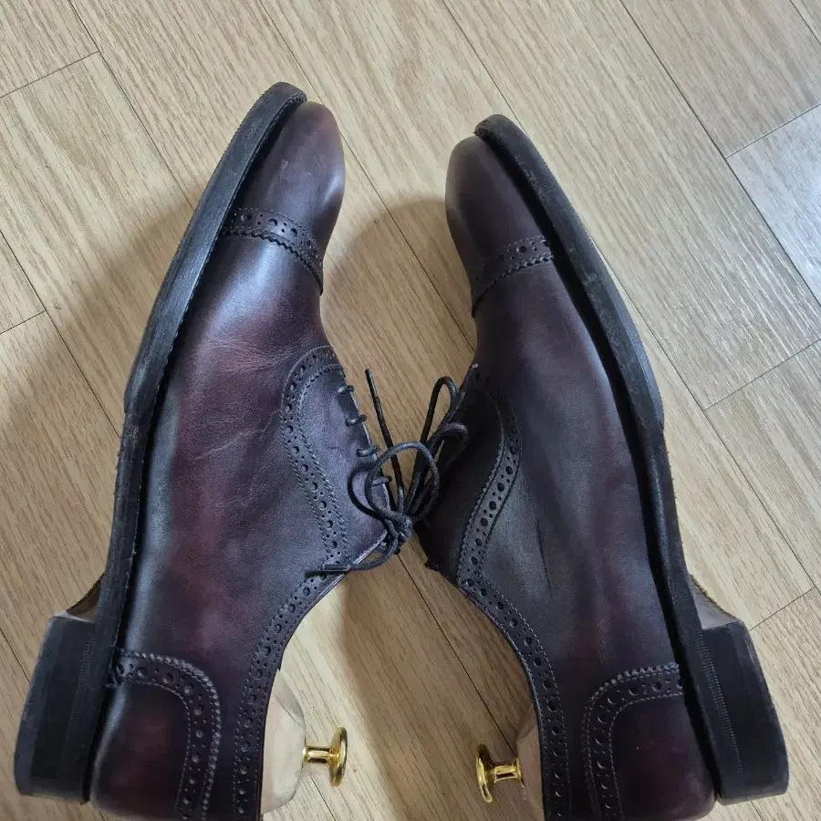 Herring shoes 영국 수제 구두 버건디