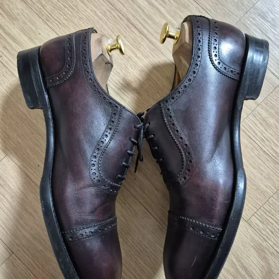 Herring shoes 영국 수제 구두 버건디