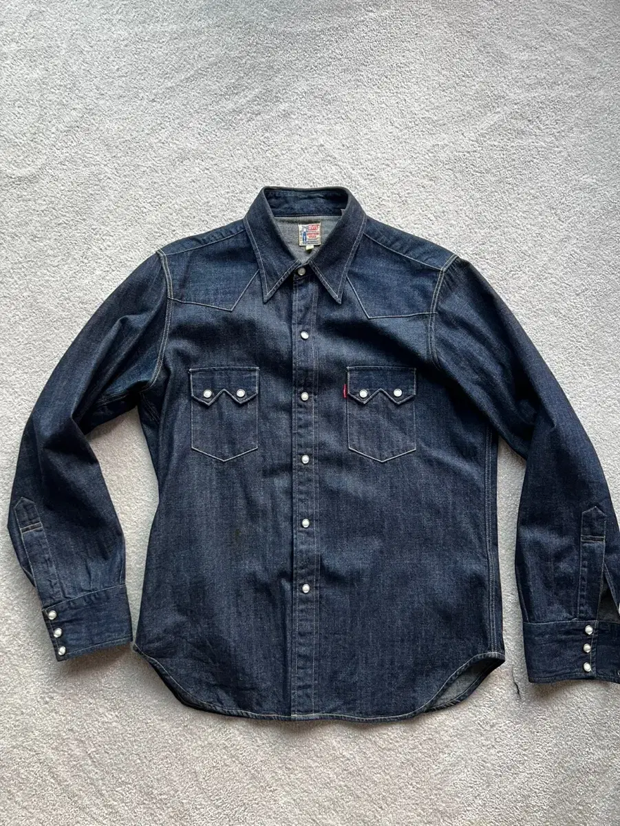 LVC 1955 sawtooth denim shirt