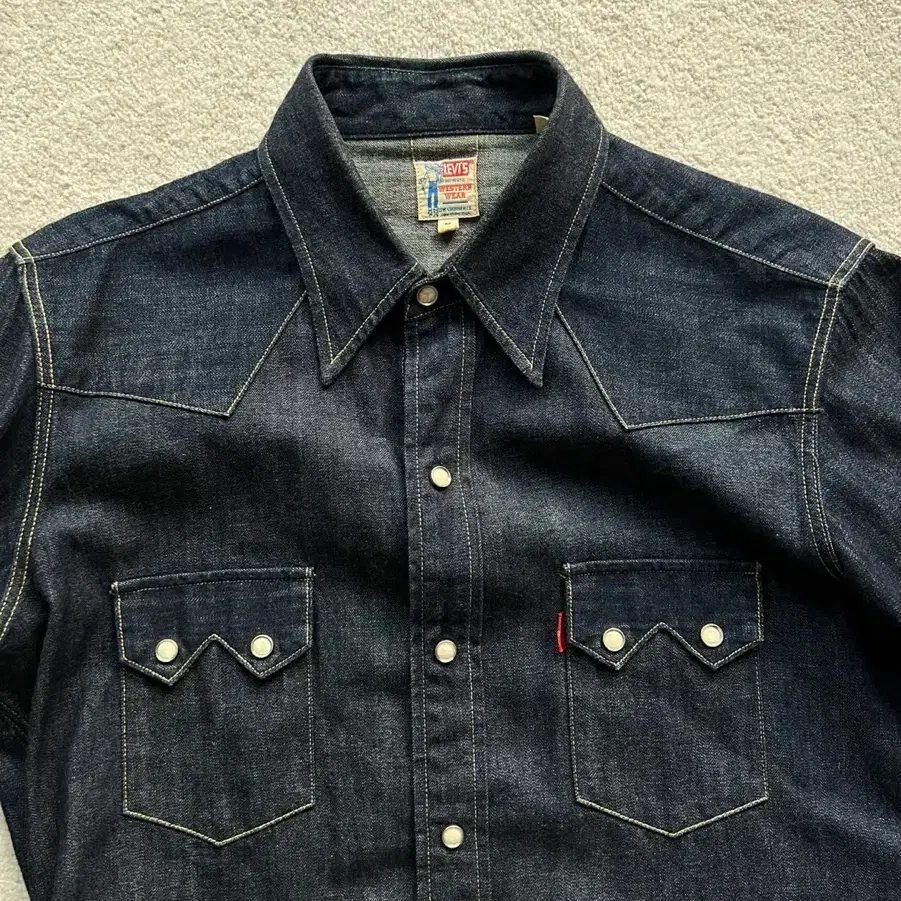 LVC 1955 sawtooth denim shirt