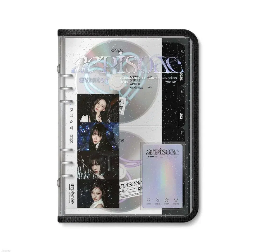 에스파 aespa  SYNK 1 DVD 버전 포카 구성품 미개봉