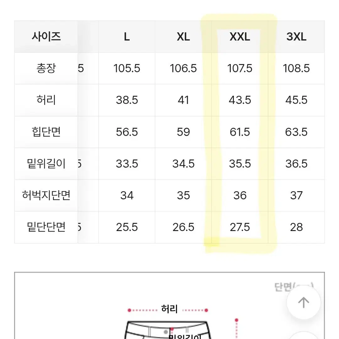 여성 빅사이즈 워싱 와이드 데님 팬츠