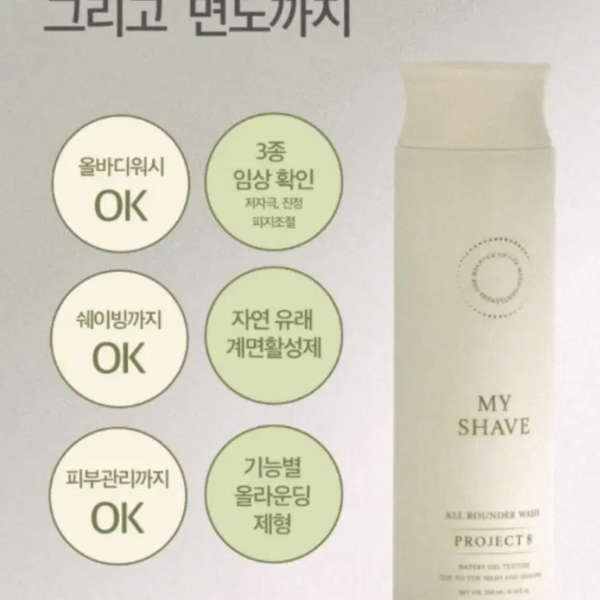 남성용 마이쉐이브 올라운더워시 우디향 300ml