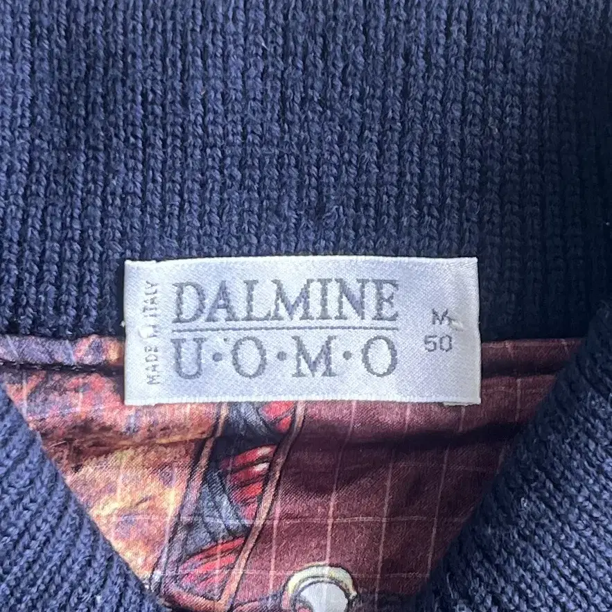 Dalmine Uomo 90's 이탈리아 스웨이드 엘보우 버튼 블루종