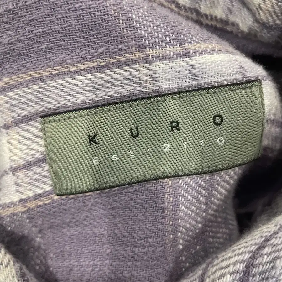 Kuro denim shirt 3size purple