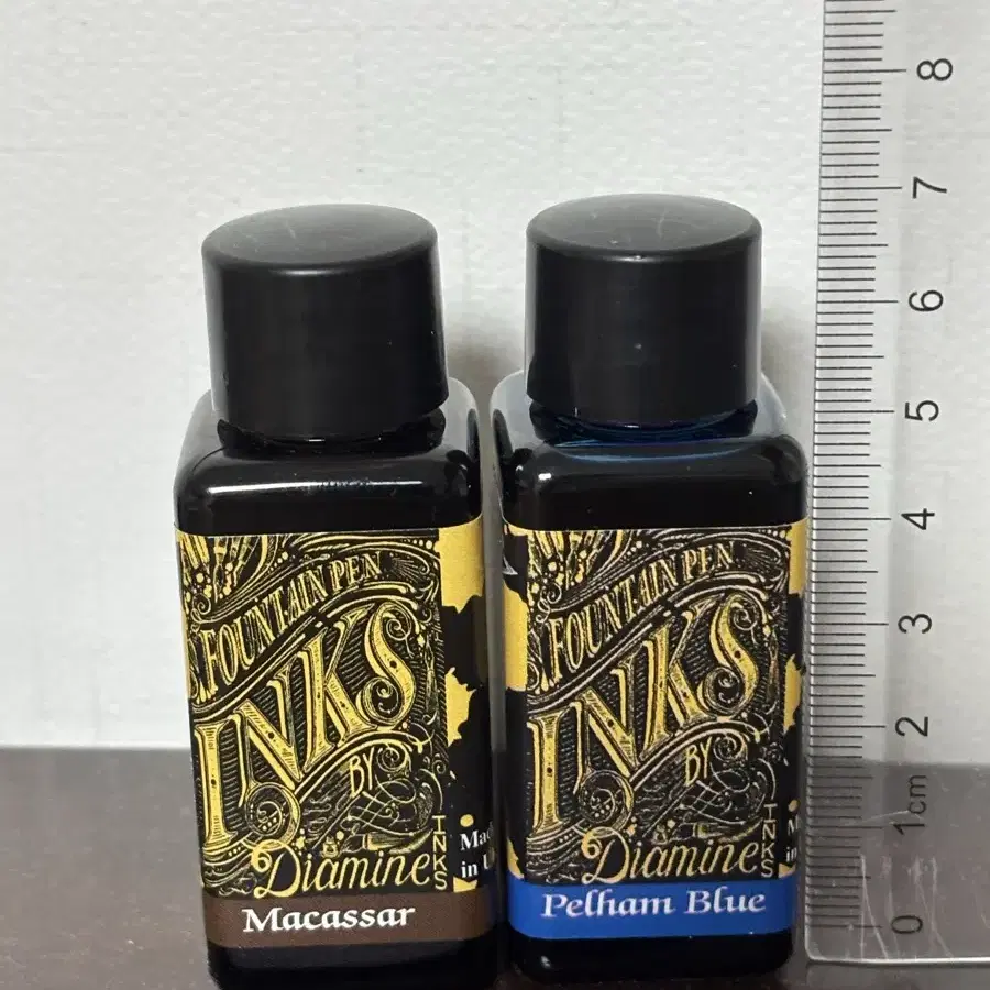 디아민 잉크 30ml (macassar, pelham blue)