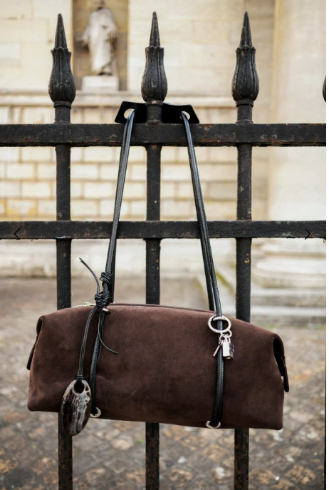 714center 마고백 MARGOT BAG SUEDE (BROWN)