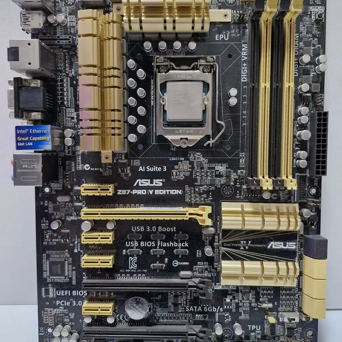 i7 4770K 및 z87 메인보드 16G 램 세트