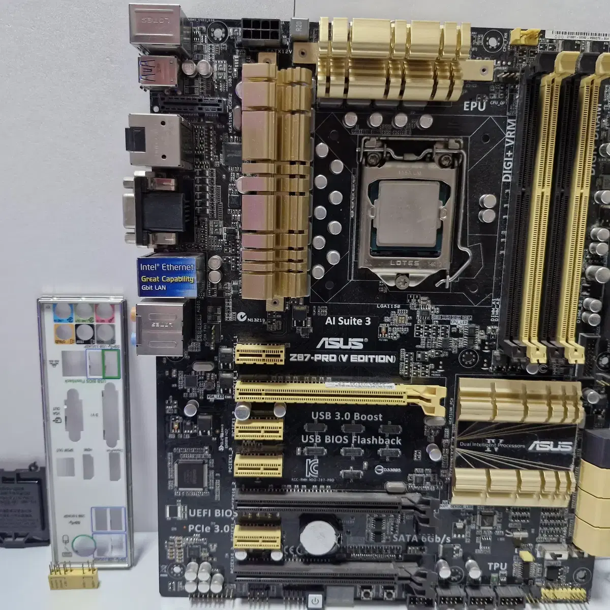 i7 4770K 및 z87 메인보드 16G 램 세트