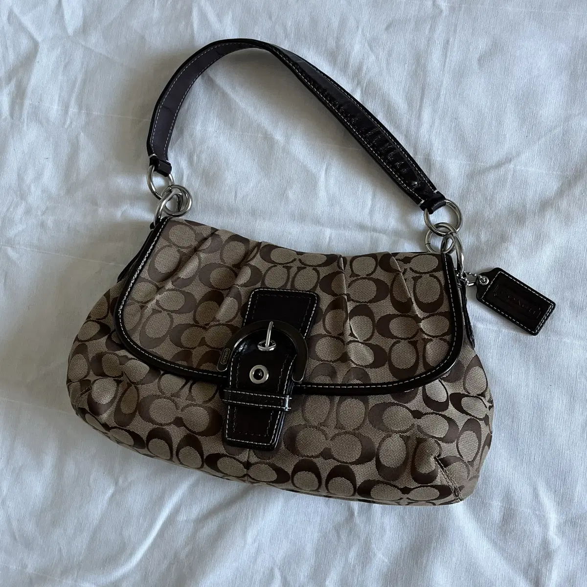 COACH 00's Jacquard Shoulder Bag