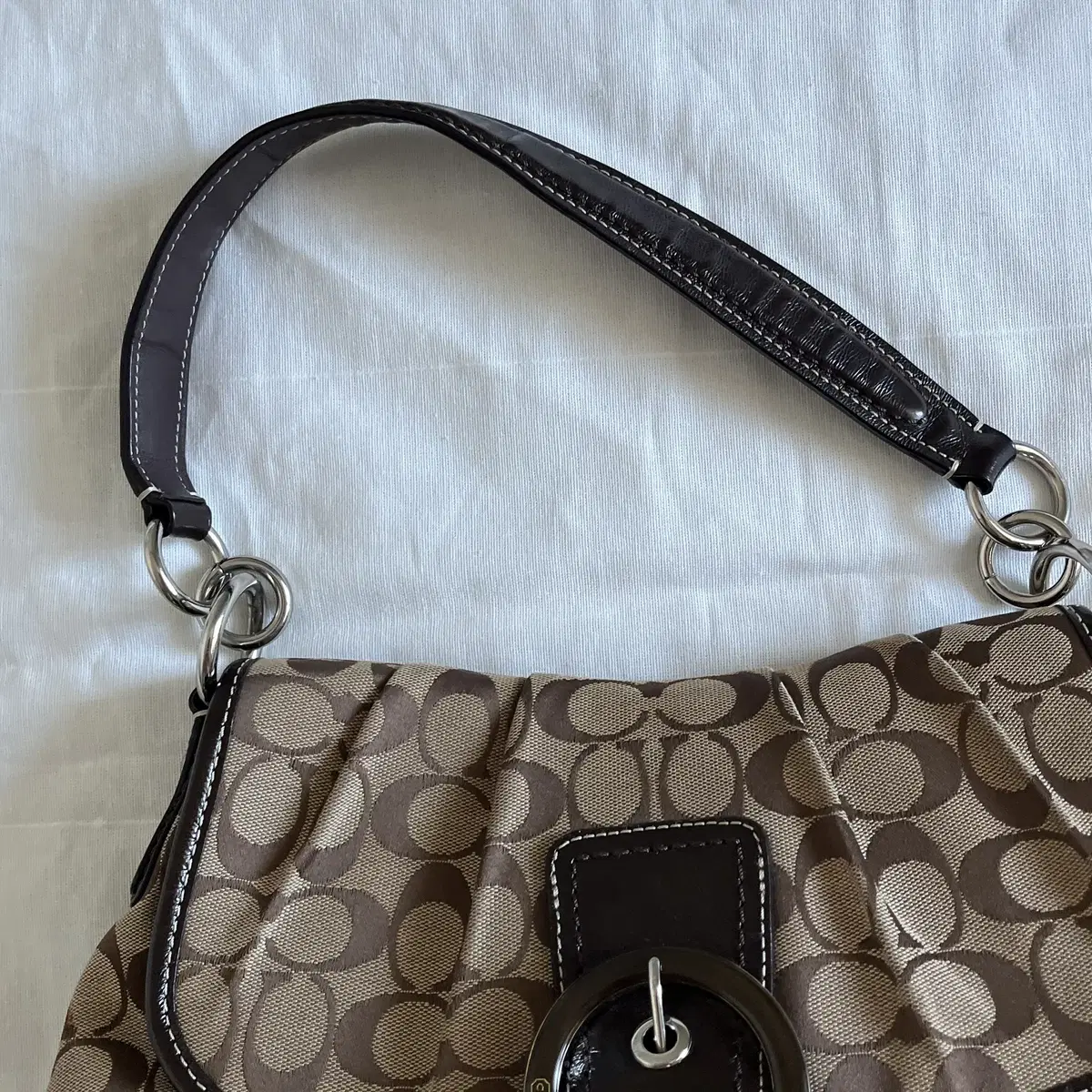 COACH 00's Jacquard Shoulder Bag