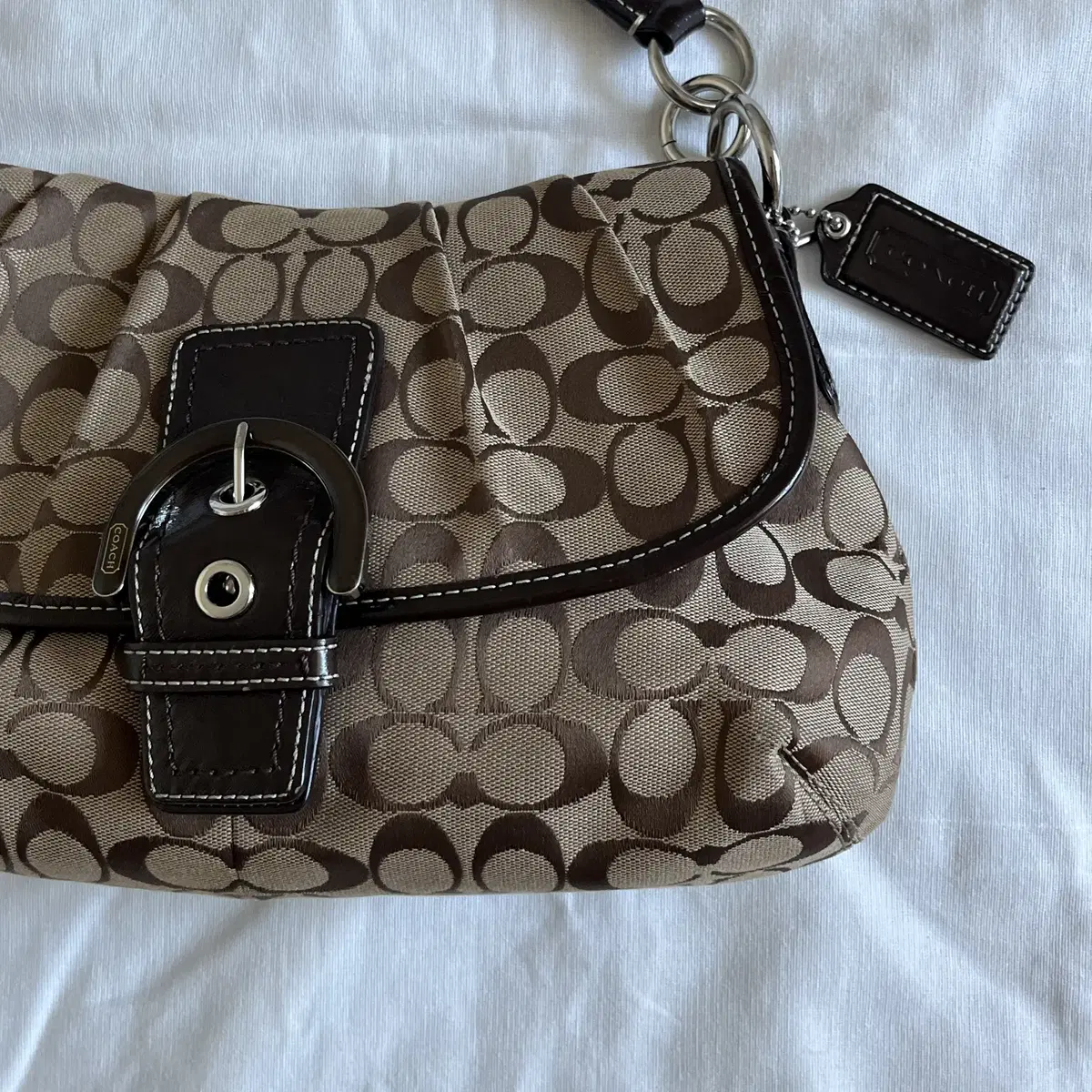 COACH 00's Jacquard Shoulder Bag