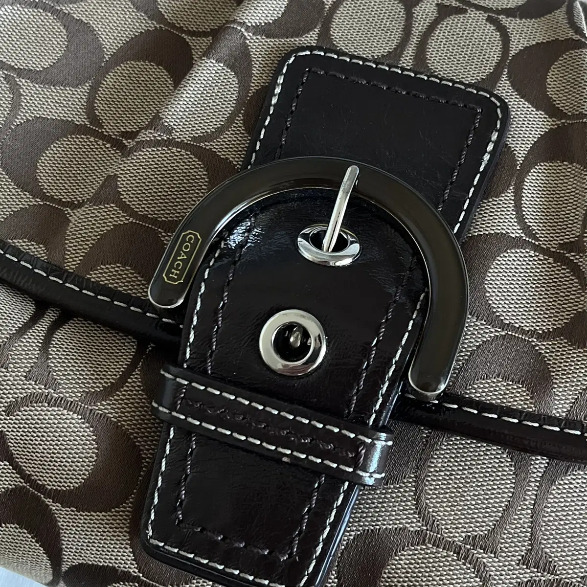 COACH 00's Jacquard Shoulder Bag