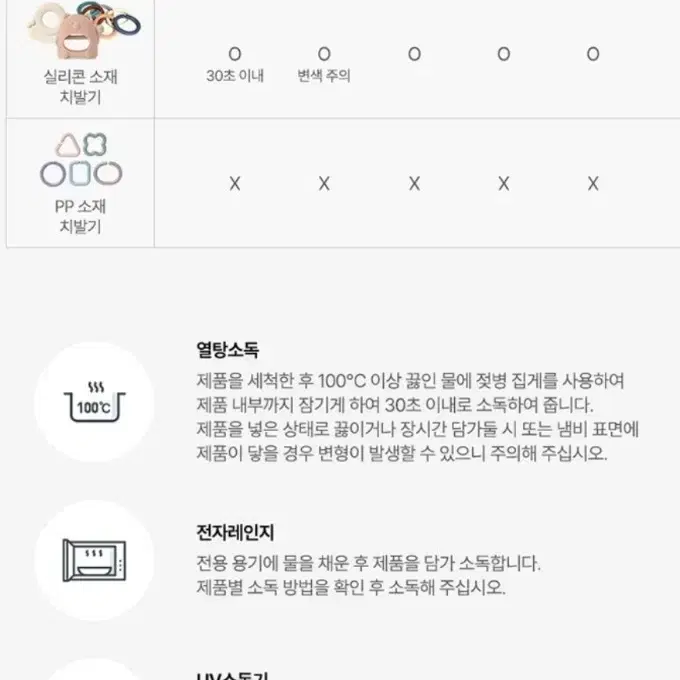 실리콘 2 in 1 글러브 손목 치발기 투명색