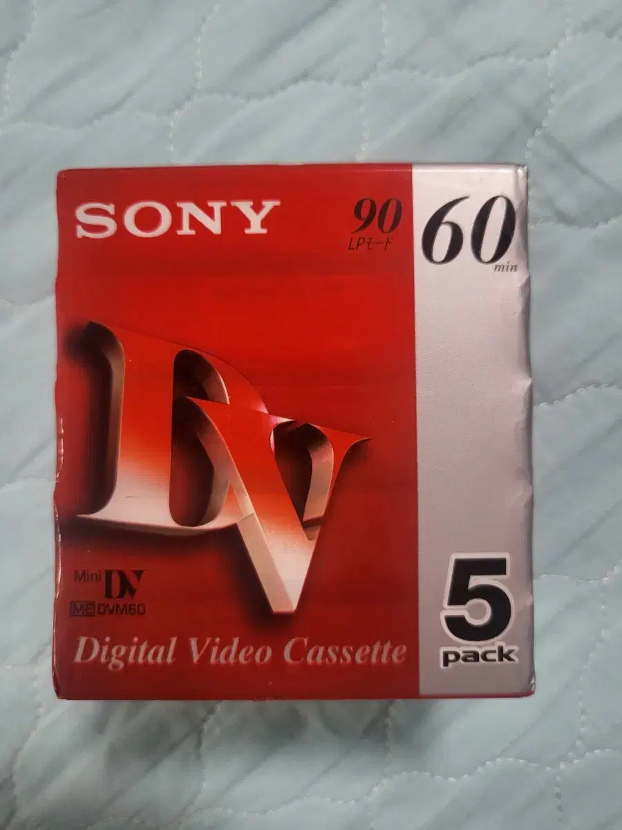 SONY MiniDV 6mm 테이프 (5개) 6미리 캠코더용