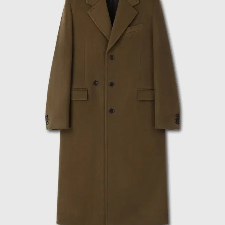 토니웩 wood brown wrap coat small