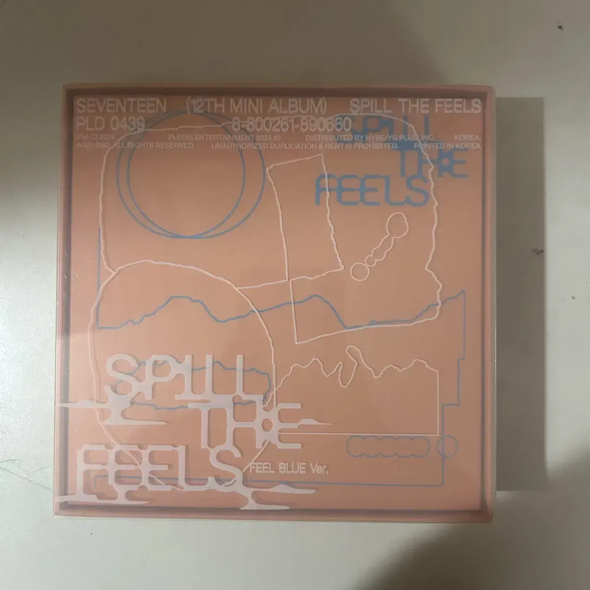 세븐틴 spill the feel/feel you버전 개봉앨범 판매