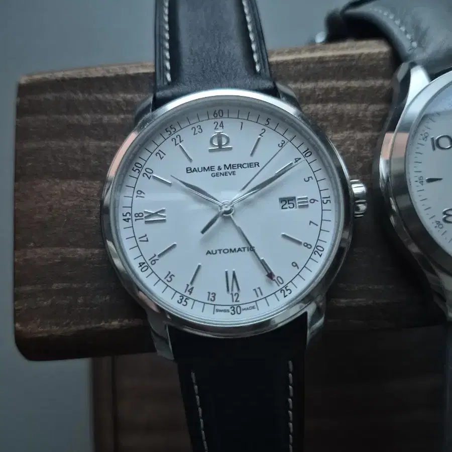 급처 보메 메르시에 클리프턴 클라시마 gmt 시계 Baume & Merc