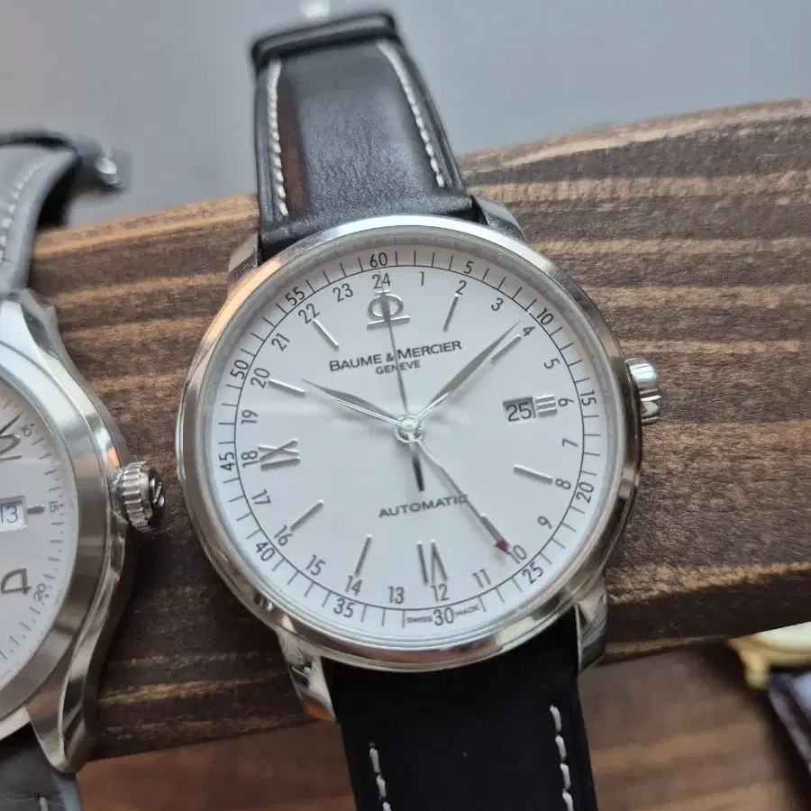 급처 보메 메르시에 클리프턴 클라시마 gmt 시계 Baume & Merc