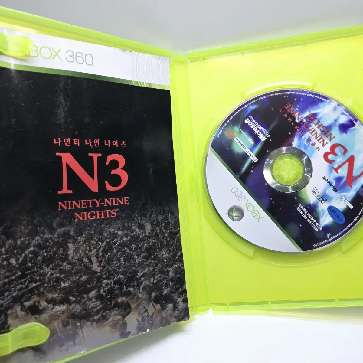 XBOX 360 N3 나인티 나인 나이츠 정식발매판 /2